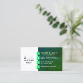 保険仲立人複数行代理人 名刺 (スタンド正面)