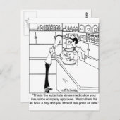 保険会社が支払う ポストカード (正面/裏面)