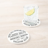 保険会社プロモーション コースター (側面)