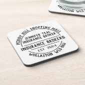 保険会社プロモーション コースター (左側)