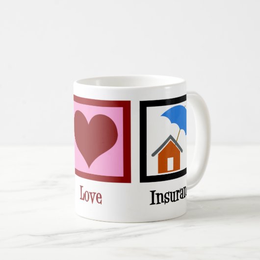 保険会社代理人 コーヒーマグカップ (正面右)