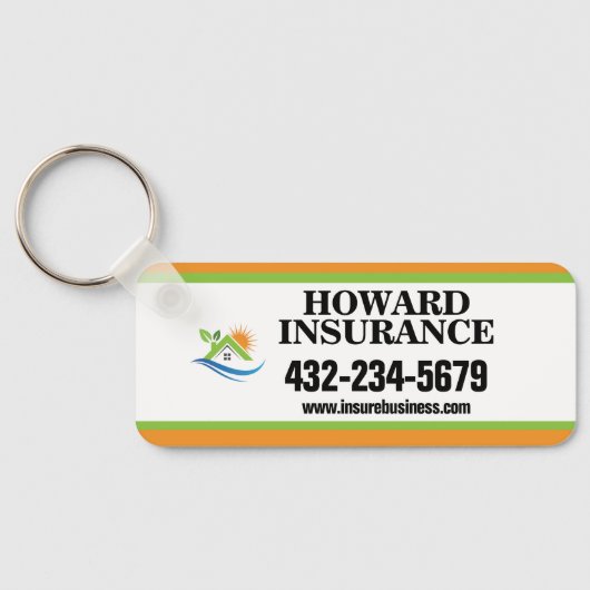 保険会社 キーホルダー (裏面)