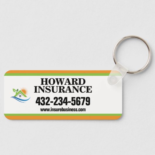 保険会社 キーホルダー (正面)