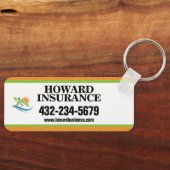 保険会社 キーホルダー (正面)