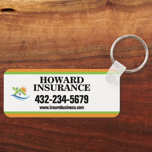 保険会社 キーホルダー (正面)