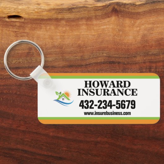 保険会社 キーホルダー (裏面)