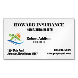 保険会社 マグネット名刺