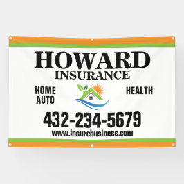 保険会社 横断幕