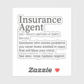 保険募集人定義、保険募集人 シール (シート)