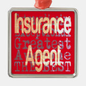 保険募集人 メタルオーナメント (正面)