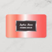 保険募集人 名刺 (正面)