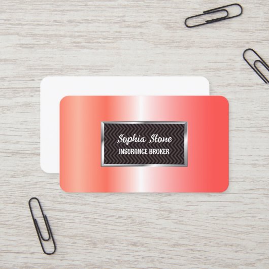 保険募集人 名刺 (正面/裏面インサイチュ)