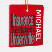 保険引受人並外れたカスタム セラミックオーナメント (右)