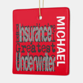 保険引受人並外れたカスタム セラミックオーナメント (左)