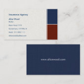 保険業カード 名刺 (正面/裏面)