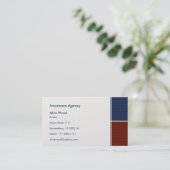保険業カード 名刺 (スタンド正面)