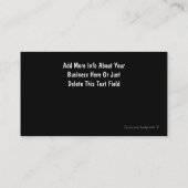 保険業カード 名刺 (裏面)