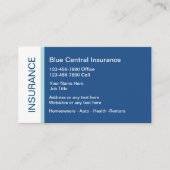 保険業カード 名刺 (正面)