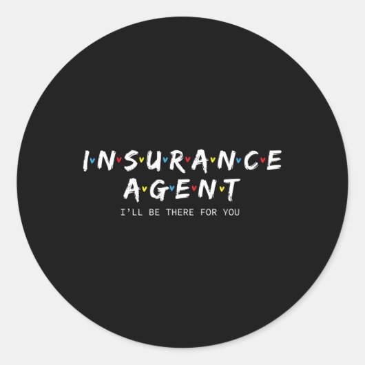 保険業者お前の為に来る ラウンドシール (正面)