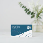 保険業者業務モダンカード 名刺 (スタンド正面)