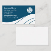 保険業者業務モダンカード 名刺 (正面/裏面)