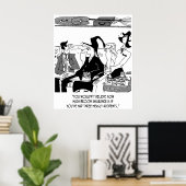 保険漫画5221 ポスター (ホームオフィス)