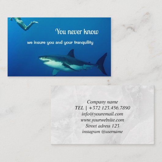 保険相談保険募集人 名刺 (正面/裏面)