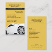 保険自動車販売業者名刺 名刺 (正面/裏面)