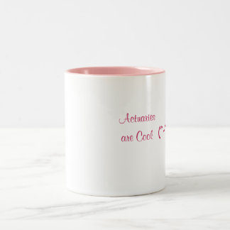 保険計理人か職業または専門職はクールなマグです ツートーンマグカップ