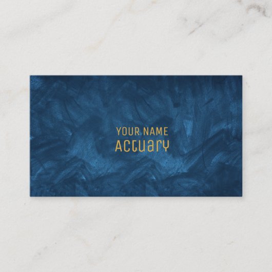 保険計理人名刺 名刺 (正面)