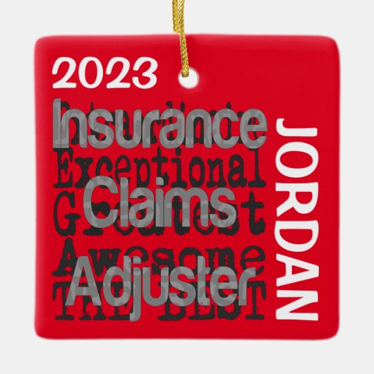 保険請求査定人カスタム外法 セラミックオーナメント (正面)