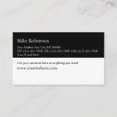 保険請求調整業者名刺 名刺 (裏面)