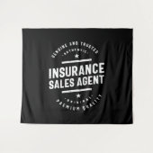 保険販売代理店の役職のギフト タペストリー (正面(横))