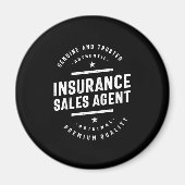 保険販売代理店の役職のギフト マグネット (正面)