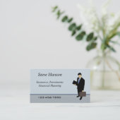 保険販売員の名刺 名刺 (スタンド正面)