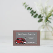 保険販売員の名刺 名刺 (スタンド正面)