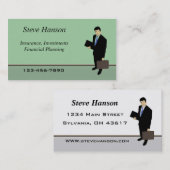 保険販売員 名刺 (正面/裏面)