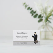 保険販売員 名刺 (スタンド正面)