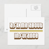 保険頼について ポストカード (正面/裏面)