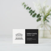 保険/ブローカ/実在不動産代理店 名刺 (スタンド正面)