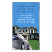 保険 マグネット名刺 (正面縦)