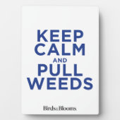 保雑草を取る フォトプラーク (正面)