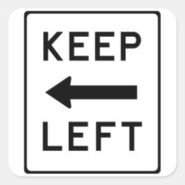 保離れ：民主政治ステッカー スクエアシール