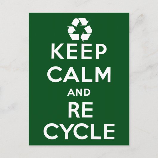 保静かでリサイクル ポストカード (正面)