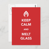 保静かで溶けたガラス ポストカード (正面/裏面)