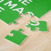 保静かにクリスマスの木に集中せよおもしろい。 ジグソーパズル (側面)