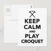 保静か遊なクロケー ポストカード (正面/裏面)