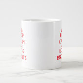 保静で愛するビスケット ジャンボコーヒーマグカップ (正面)