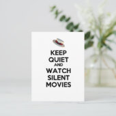 保静で映画を見静かる ポストカード (スタンド正面)