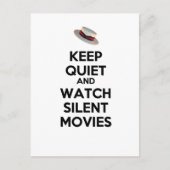 保静で映画を見静かる ポストカード (正面)